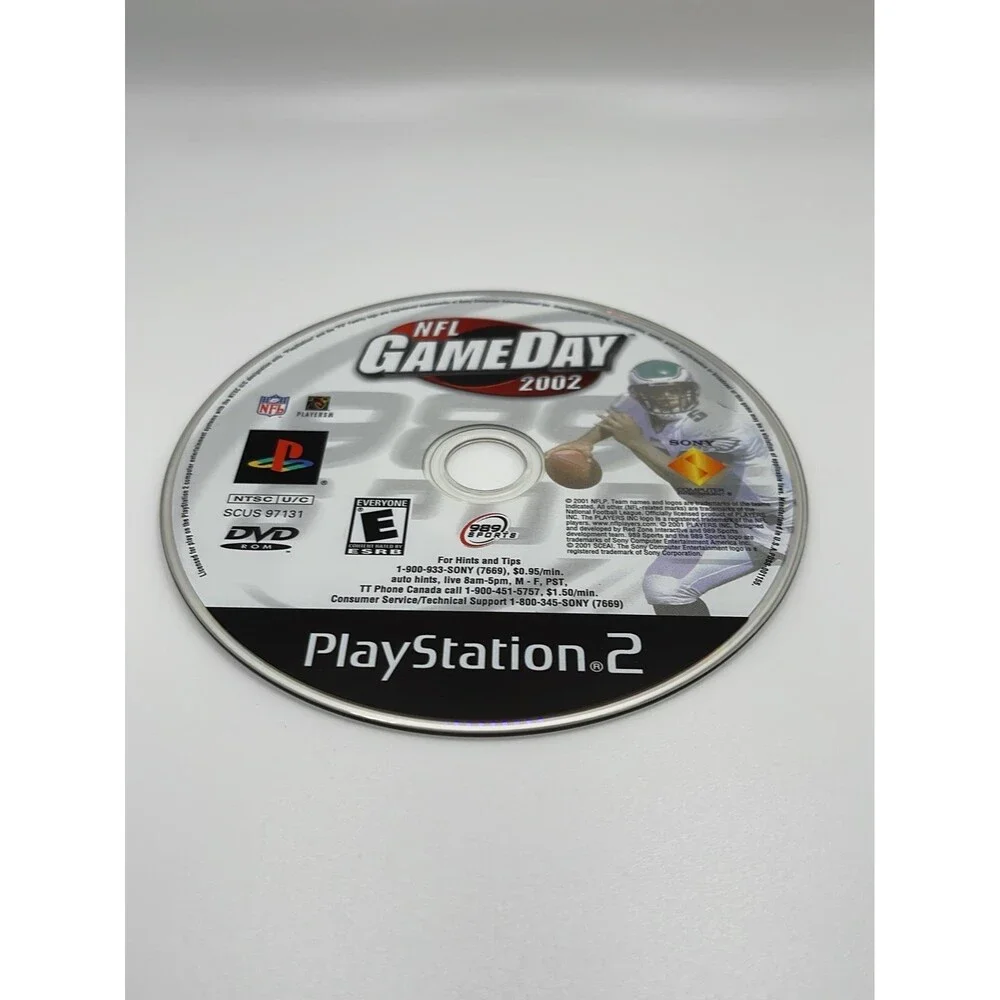 NFL GameDay 2002 For Playstation 2